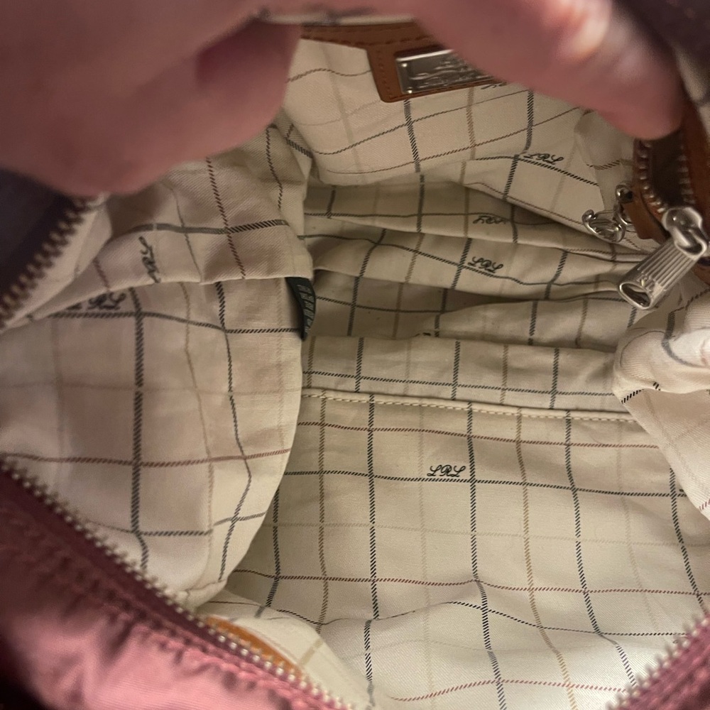 Lauren Ralph Lauren Brown and Tan Crossbody Bag with Classic Design - Picture 7 of 7